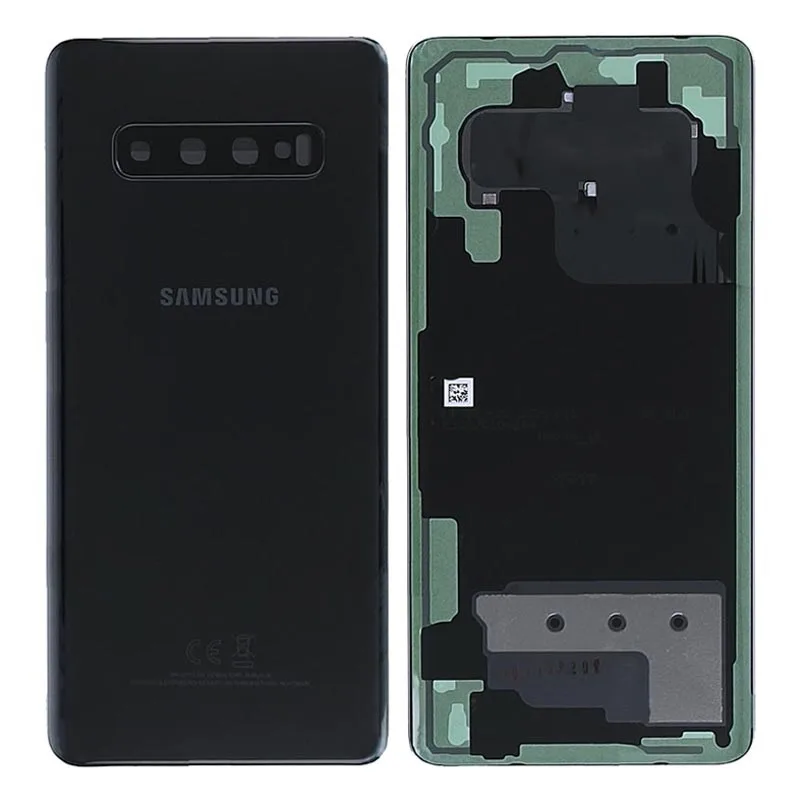 GH82-18406A.jpg Genuine Samsung G975 Galaxy S10+ Rear Back Glass / Battery Cover With Camera Lens - Black