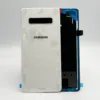 For Samsung G975 Galaxy S10 Plus Genuine Rear Back Glass Battery Cover With Camera Lens - Ceramic White