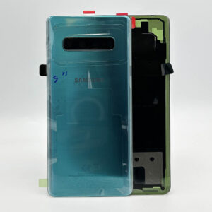 For Samsung G975 Galaxy S10 Plus Genuine Rear Back Glass Battery Cover Camera Lens - Prism Green