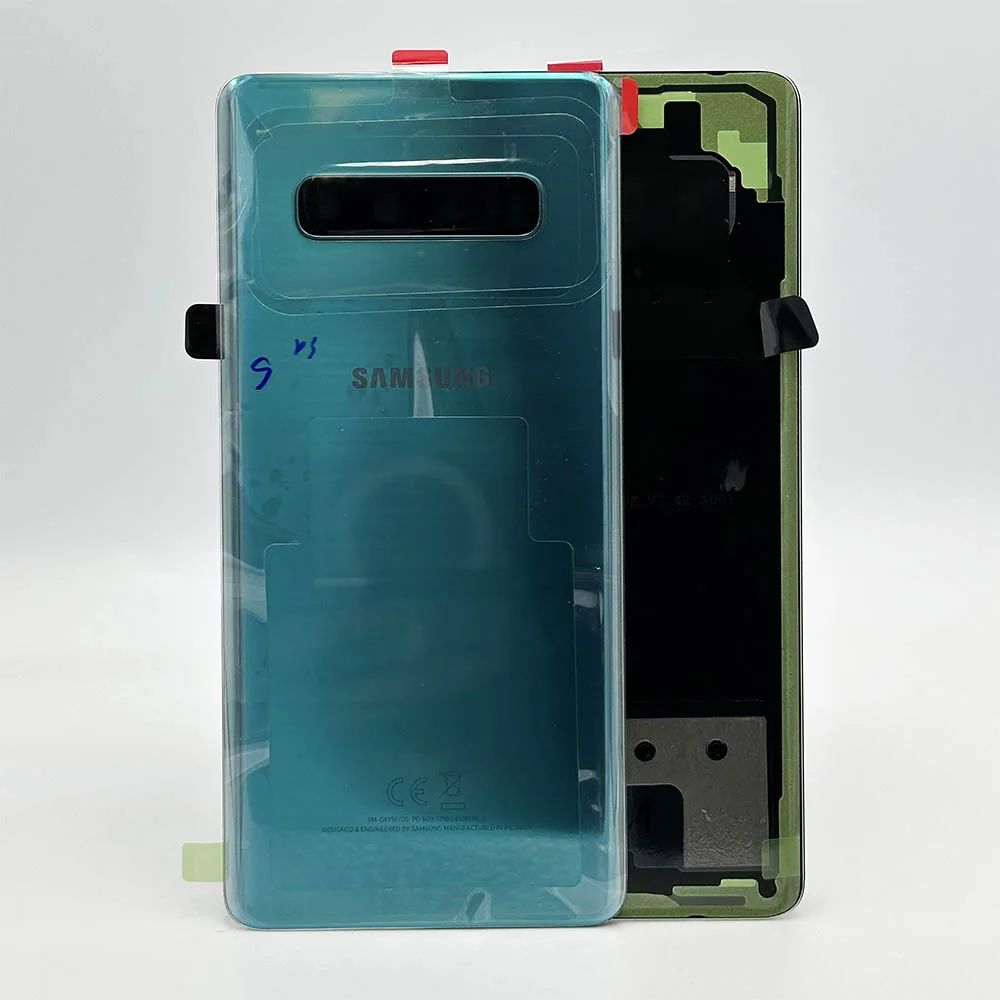 For Samsung G975 Galaxy S10 Plus Genuine Rear Back Glass Battery Cover Camera Lens - Prism Green For Samsung G975 Galaxy S10 Plus Genuine Rear Back Glass Battery Cover Camera Lens - Prism Green