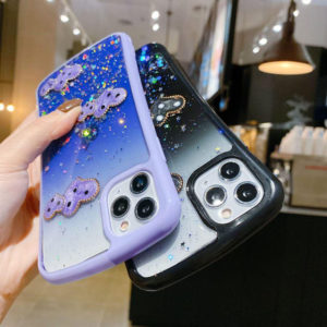 Hybrid Heart Diamond Glitter Fashion Case - iPhone