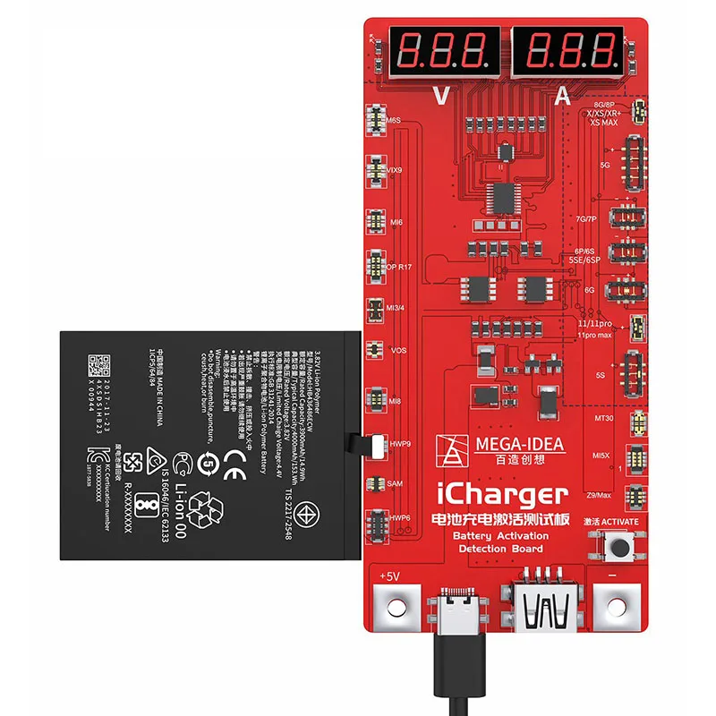 icharger.jpg Qianli iCharger iPhone, Samsung, Huawei, Xiaomi Battery Tester, Charger & Activator - Image 1