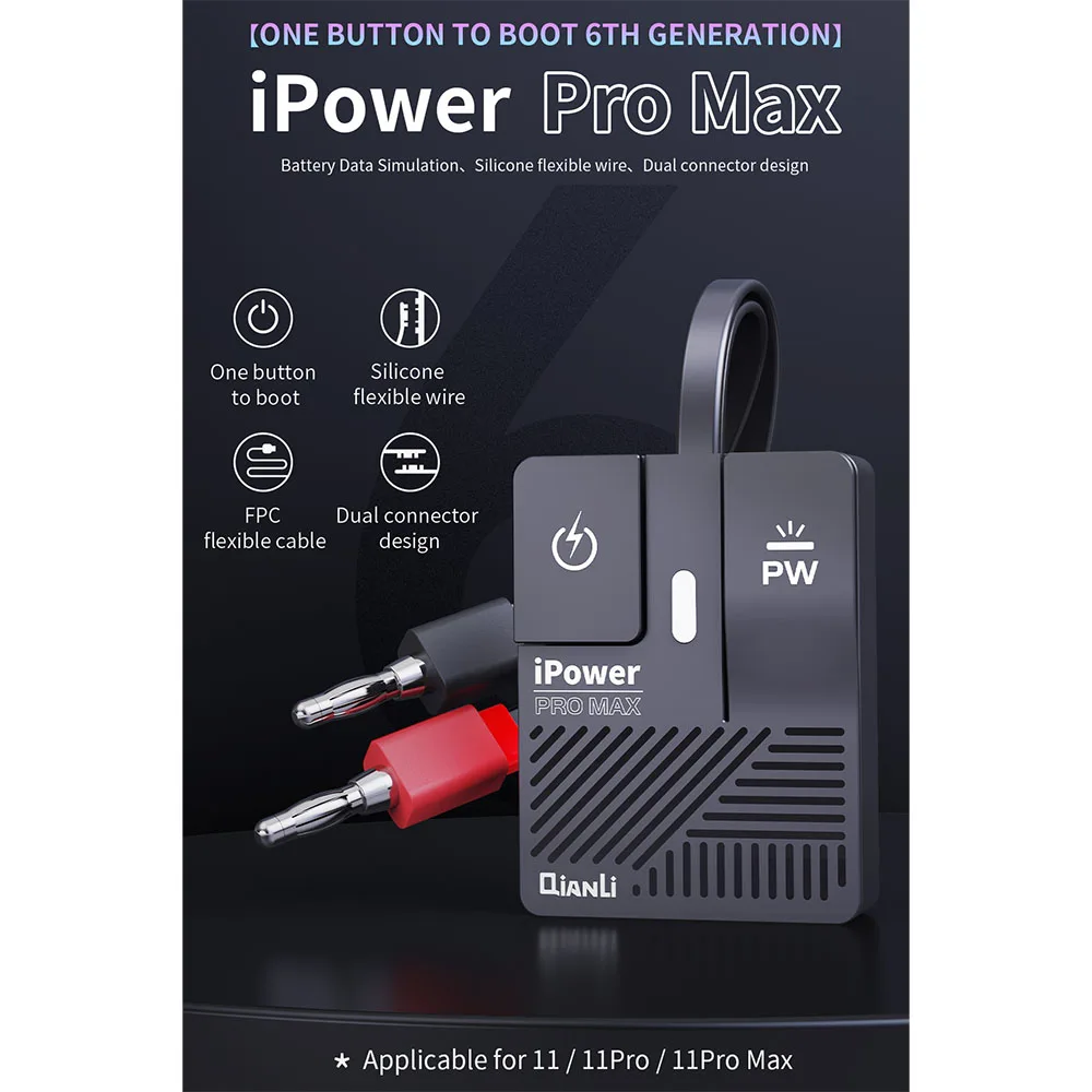 ipowerpromax.jpg Qianli iPower Pro Max Pro DC Power Supply & Boot Cable For iPhone 6 - 11 Pro Max