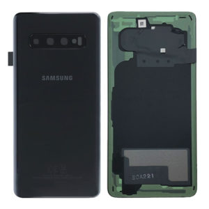 Genuine Samsung G977 Galaxy S10 5G Rear Back Glass / Battery Cover With Camera Lens - Black