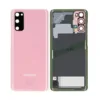 Genuine Samsung G981 Galaxy S20 5G Rear Back Glass / Battery Cover With Camera Lens - Cloud Pink