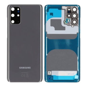 Genuine Samsung G985 Galaxy S20 Plus Rear Back Glass / Battery Cover With Camera Lens - Cosmic Grey