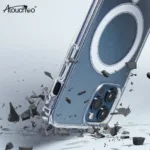 Atouchbo Genuine Anti-Shock Shockproof Magnetic Charging TPU Gel Case - iPhone 12 Series - Image 2