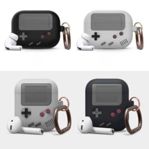 Apple AirPods Gameboy Style Silicone Case Protective Cover With Buckle