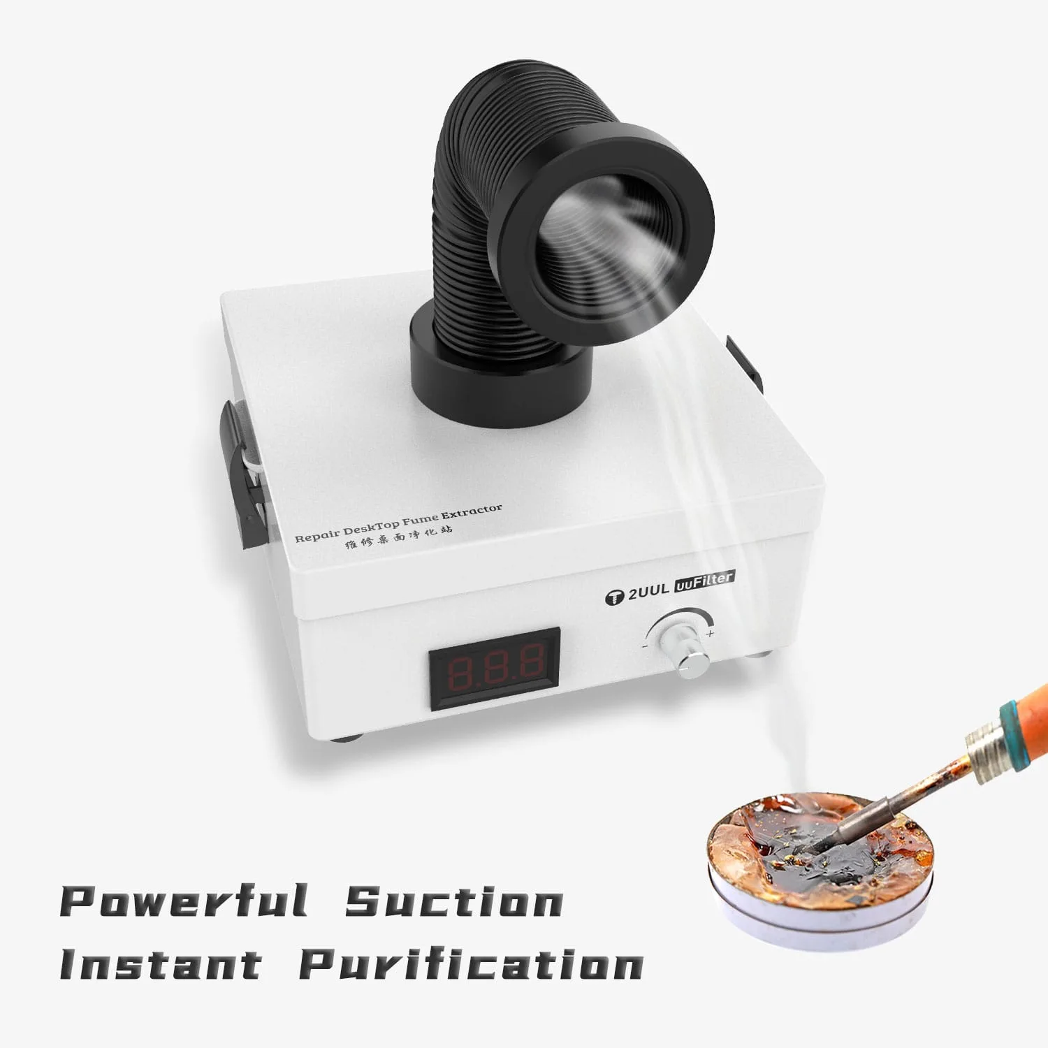2UUL UuFilter DeskTop Fume Extractor Air Purifier - Image 2