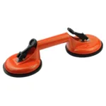 Heavy Duty Aluminium Dual Head 5-inch Glass Suction Cup Tool