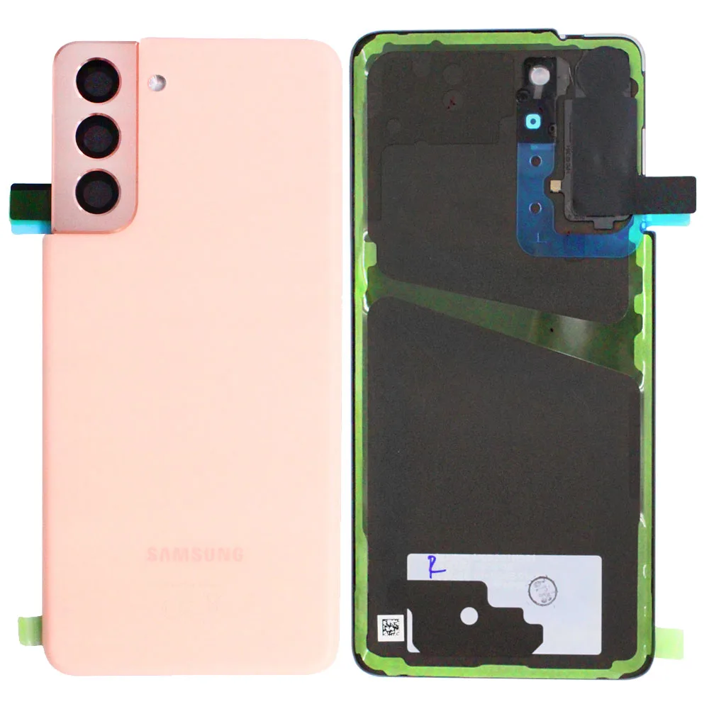 GH82-24519d2-copy.jpg Genuine Samsung G991 Galaxy S21 Rear Back Glass / Battery Cover With Camera Lens - Phantom Pink