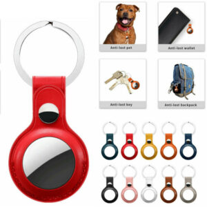 Airtag PU Leather Case / Holder With Belt Loop Buckle