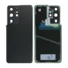 Genuine Samsung G998 Galaxy S21 Ultra Rear Back Glass / Battery Cover With Camera Lens - Phantom Black