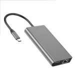 8 in 1 Type-C Multi Function Adapter / Dock Station