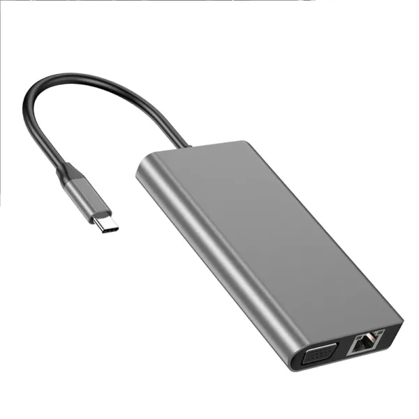 8 in 1 Type-C Multi Function Adapter / Dock Station