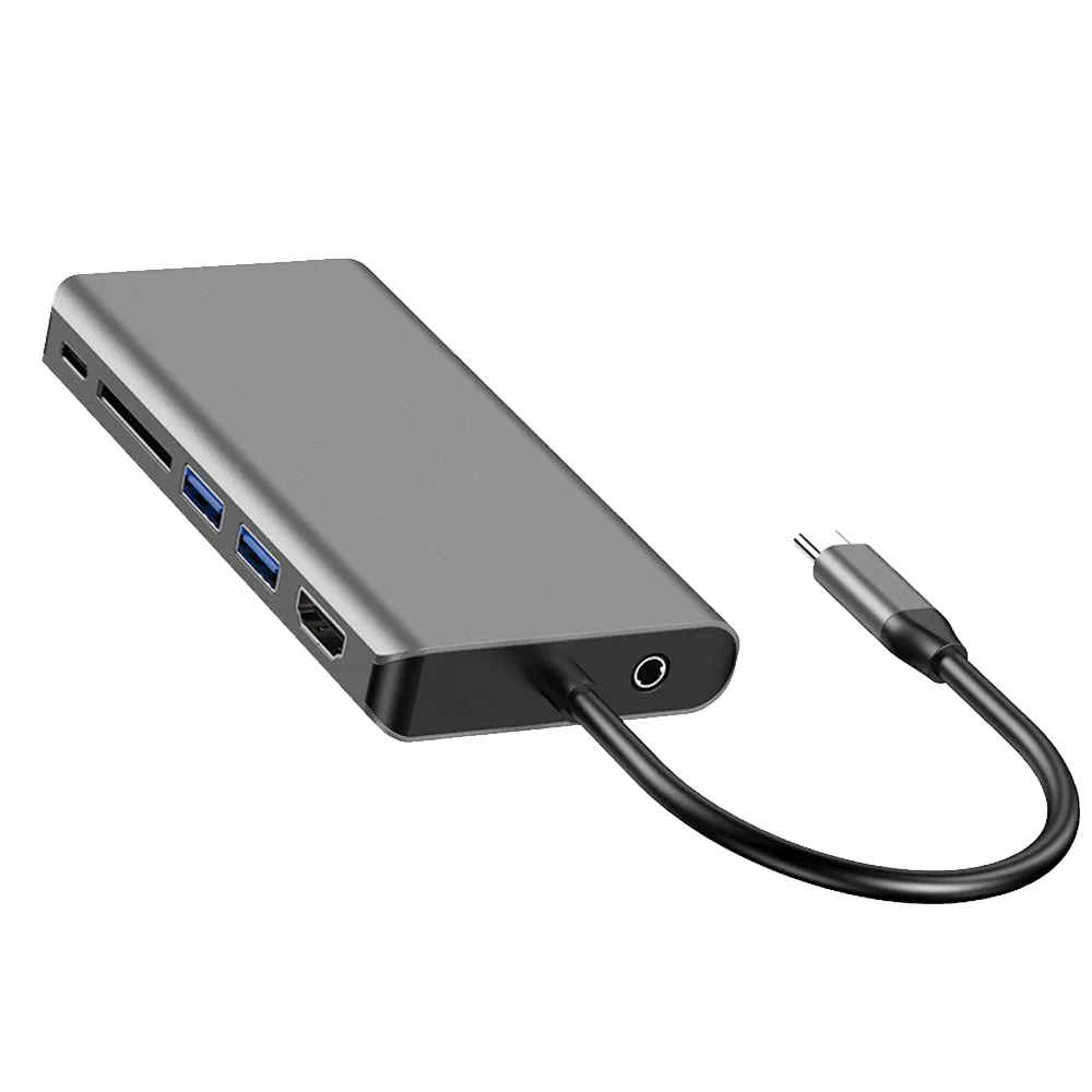 usbc8in1.jpg 8 in 1 Type-C Multi Function Adapter / Dock Station - Image 1