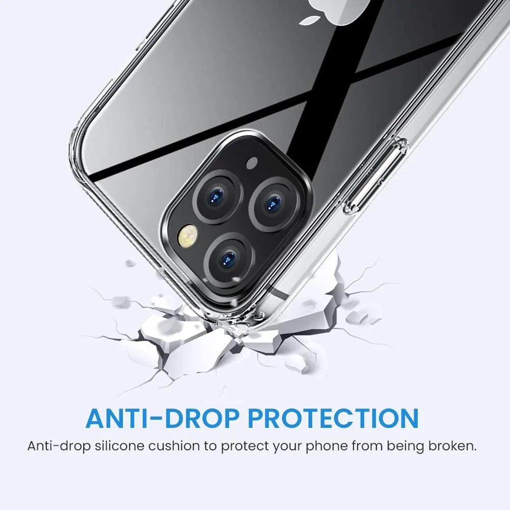 iPhone 12 / 12 Pro Crystal Clear Slim Fit Shockproof Anti-Yellowing Case - Image 3