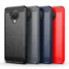 Nokia G20 / G10 Matte TPU Gel Case With Carbon Fibre Effect