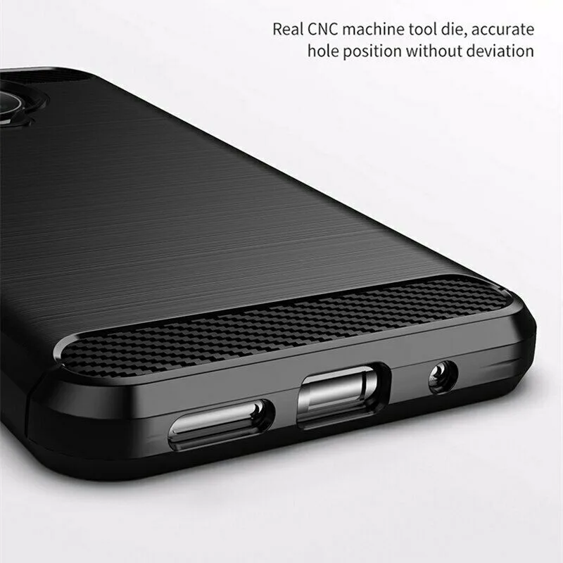 Matte TPU Gel Case With Carbon Fibre Effect For Nokia G20 / G10 - Image 3