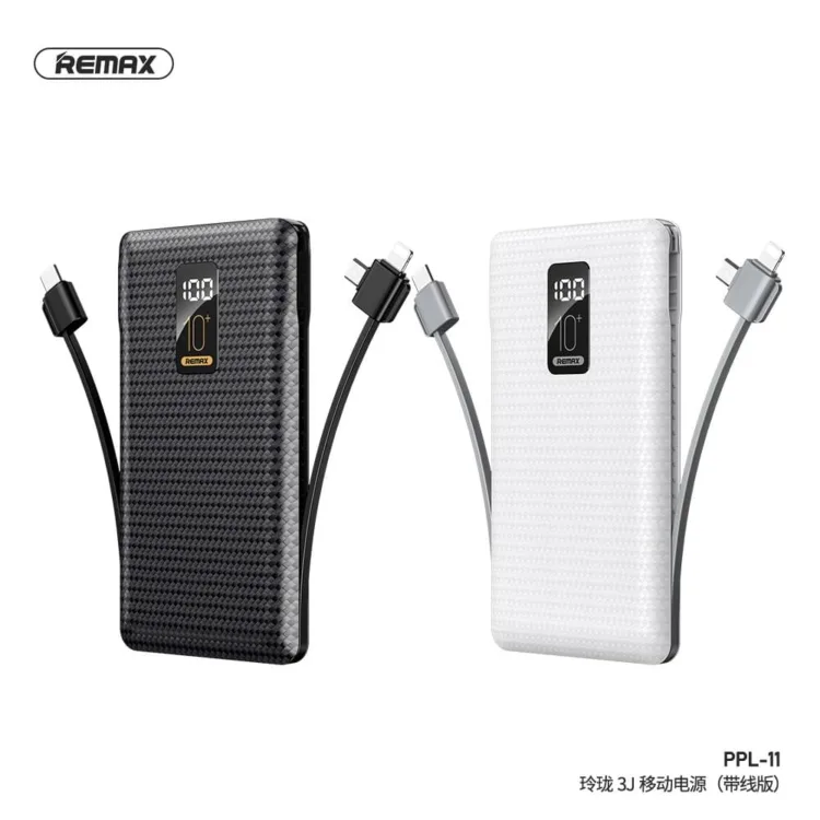 REMAX PPL-11 10000mAh Linon Series USB Portable Power Bank Charger