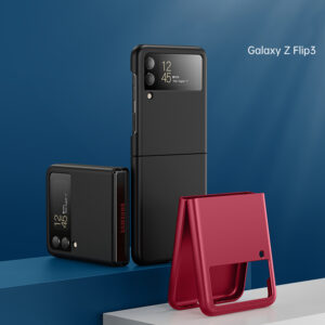 Two Piece Soft Feel PC Protective Shell Case For Galaxy Flip 3