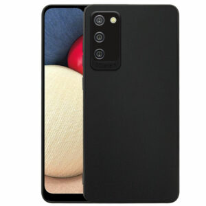 Matte Black Cross Pattern TPU Gel Case With Camera Cover - Samsung Models