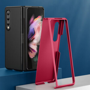 Two Piece Soft Feel PC 360 Protective Shell Case For Galaxy Fold 3