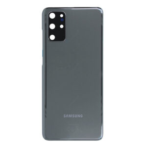 Genuine Samsung G985 Galaxy S20 Plus Rear Back Glass / Battery Cover With Camera Lens - Cosmic Grey GRADE A