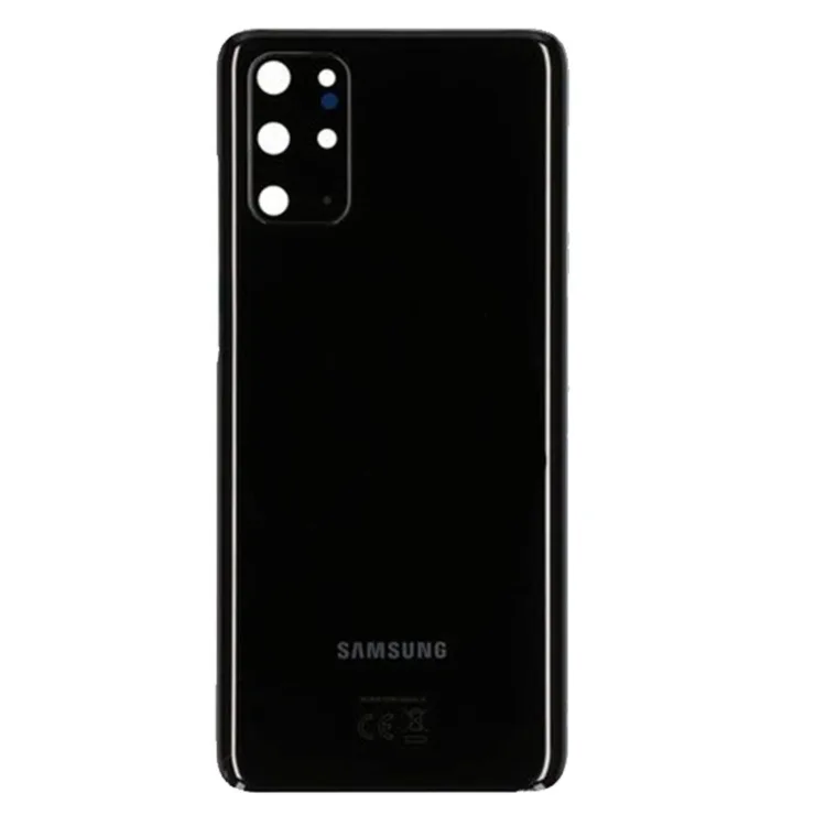 Genuine Samsung G985 Galaxy S20 Plus Rear Back Glass Battery Cover With Camera Lens - Cosmic Black GRADE A