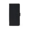 Nokia 2.4 Premium Litchi Style PU Leather Wallet Book Case Cover Card Holder - Black