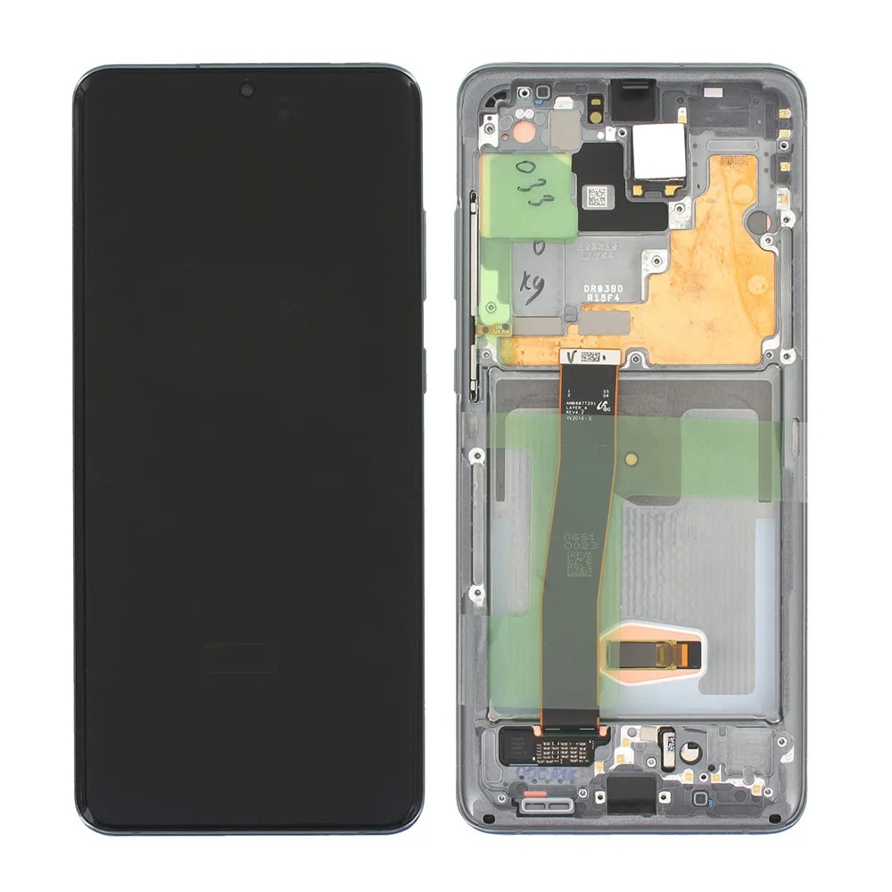 Genuine Samsung G988B Galaxy S20 Ultra 5G LCD Screen & Touch Digitiser - Grey (No Front Cam)