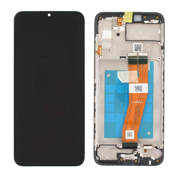 a02snoneu.jpg Genuine Samsung A025F Galaxy A02S LCD Screen & Touch Digitiser On Frame - Non EU Version - Image 1