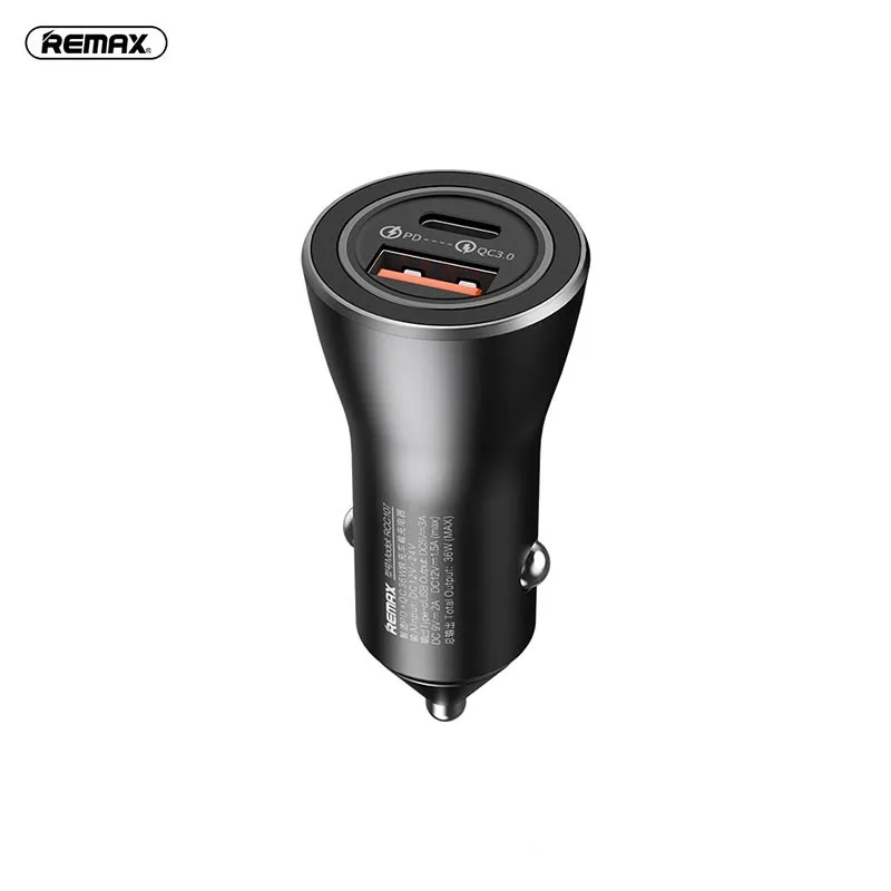 REMAX RCC-107 Fast Charging PD+QC Type-C Twin Car Charger - Image 2