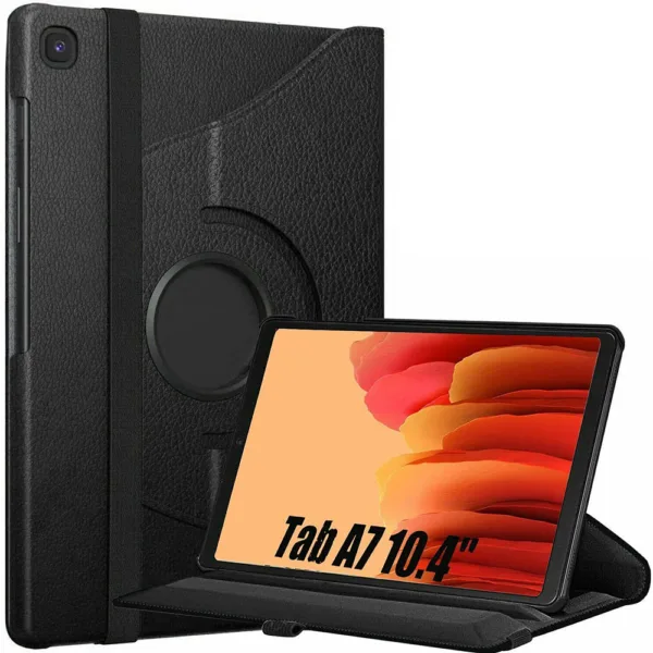 360 Degree Rotating Smart PU Leather Stand Case Cover For Samsung T500 T505 Galaxy Tab A7 10.4
