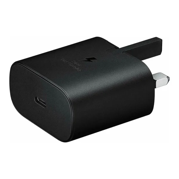 Genuine Samsung 25W Type-C Fast Charger EP-TA800 - UK Plug - Black