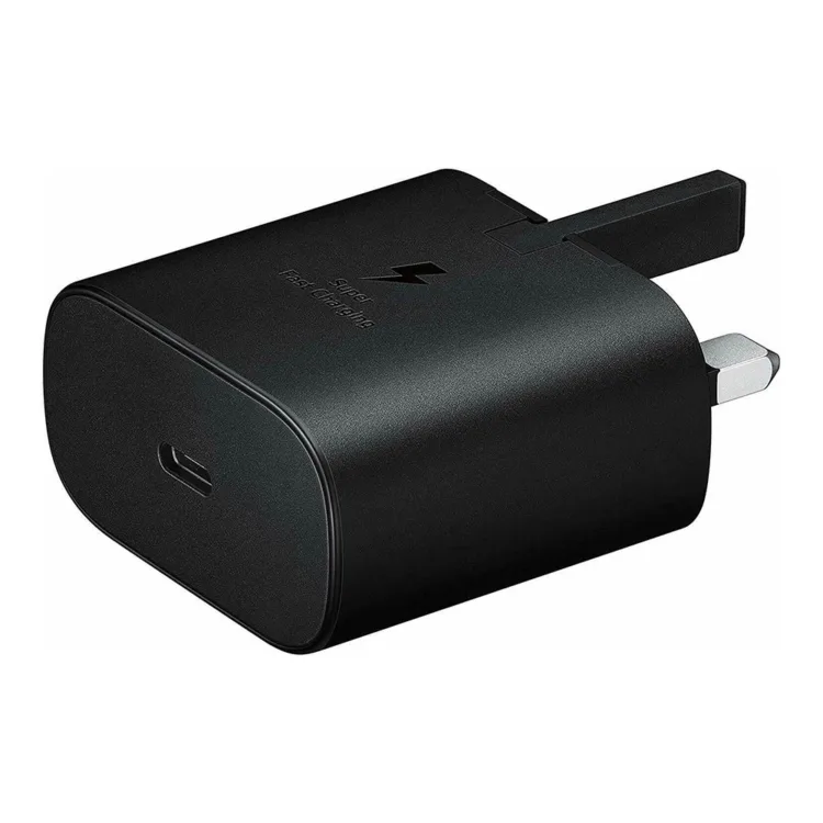 Genuine Samsung 25W Type-C Fast Charger EP-TA800 - UK Plug - Black