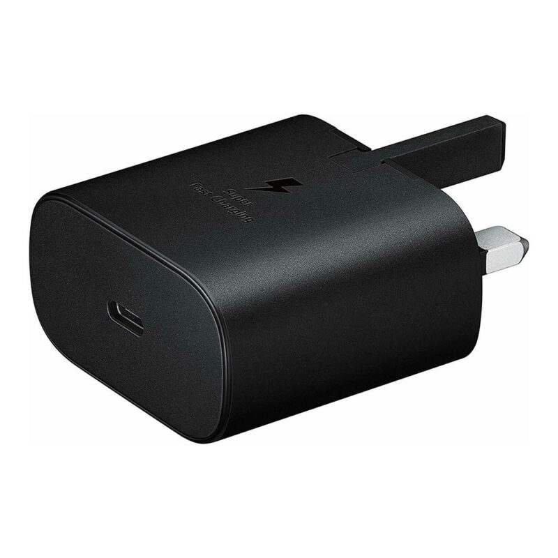 Genuine Samsung 25W Type-C Fast Charger EP-TA800 - UK Plug - Black
