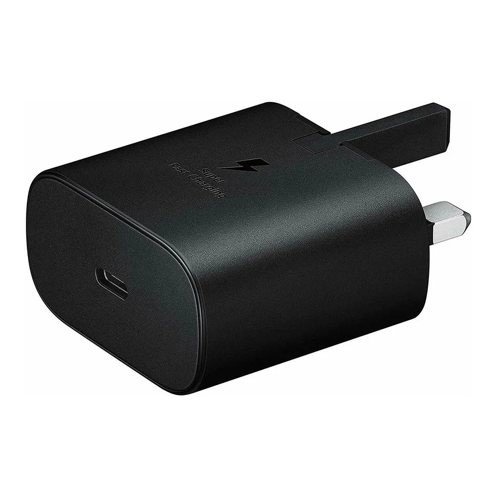 ta800blk.jpeg Genuine Samsung 25W Type-C Fast Charger EP-TA800 - UK Plug - Black