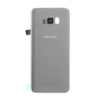 OEM Rear Back Glass / Battery Cover With Camera Lens For Samsung G955 Galaxy S8 Plus - Silver