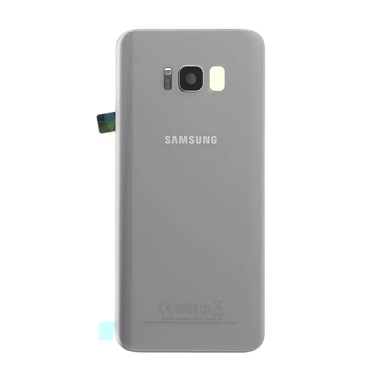OEM Rear Back Glass / Battery Cover With Camera Lens For Samsung G955 Galaxy S8 Plus - Silver