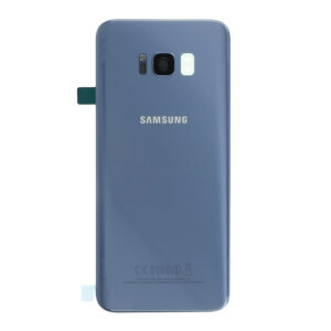 OEM Rear Back Glass / Battery Cover With Camera Lens For Samsung G955 Galaxy S8 Plus - Blue