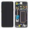For Samsung G960 Galaxy S9 LCD Screen & Touch Digitiser With Frame & Battery - Black - OEM Pulled