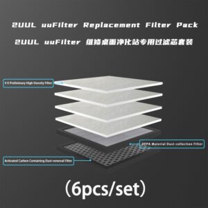 2UUL Replacement Filter For UuFilter DeskTop Fume Extractor