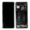 LCD Screen & Touch Digitiser With Frame & Battery For Oppo Find X3 Neo – Black – OEM Pulled