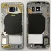 OEM Mid Frame Chassis With Power / Volume Buttons For Samsung G920 Galaxy S6 - Black