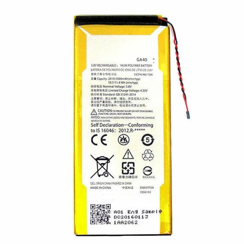 ga40batt.jpeg AAA Quality 3000mAh GA40 Replacement Battery For Motorola Moto G4 / G4 Plus
