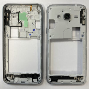 OEM Mid Frame Chassis Housing With Power / Volume Buttons For Samsung J320 Galaxy J3 2016 - Black