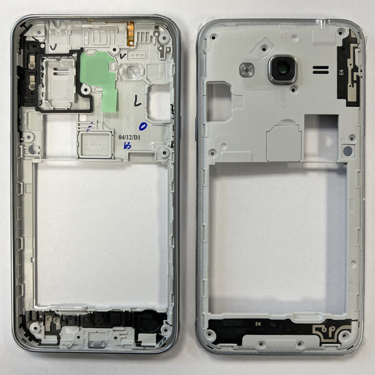 OEM Mid Frame Chassis Housing With Power / Volume Buttons For Samsung J320 Galaxy J3 2016 - Black