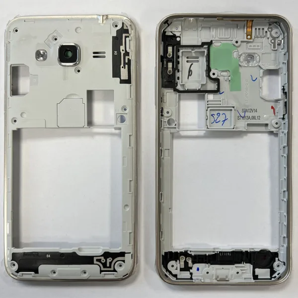 OEM Mid Frame Chassis Housing With Power / Volume Buttons For Samsung J320 Galaxy J3 2016 - Gold