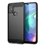 Matte TPU Shockproof Gel Case Cover With Carbon Fibre Effect For Motorola Moto G10 G20 G30 - Image 2